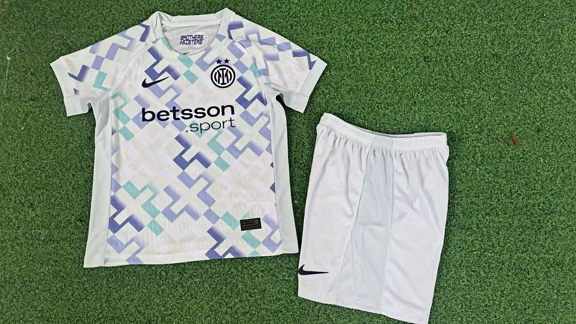 Kids-Inter Milan 25/26 Away White Soccer Jersey(Player)